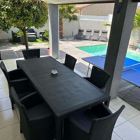 Villa Piscine De La Garrigue Florensac Ngoại thất bức ảnh